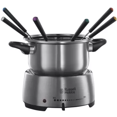 Fondue - RUSSELL HOBBS - Fiesta 22560-56 - 1200W - 6 personnes - Inox