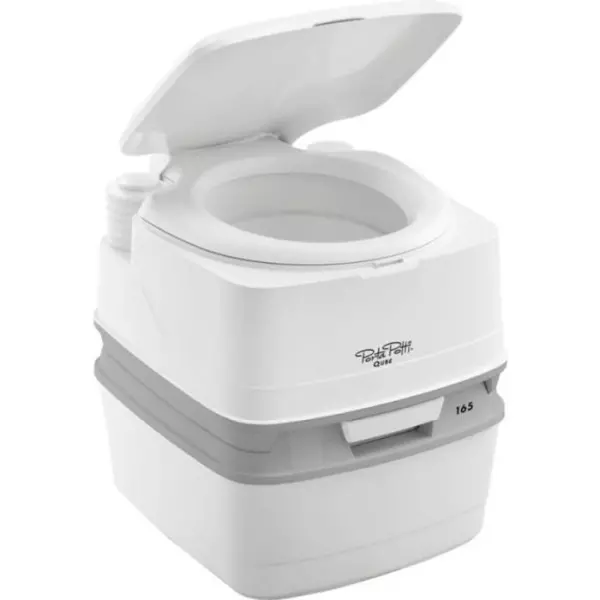 WC Chimique Portable - THETFORD - Porta Potti Qube PP 165 - Capacité 21L - 15L - Gris