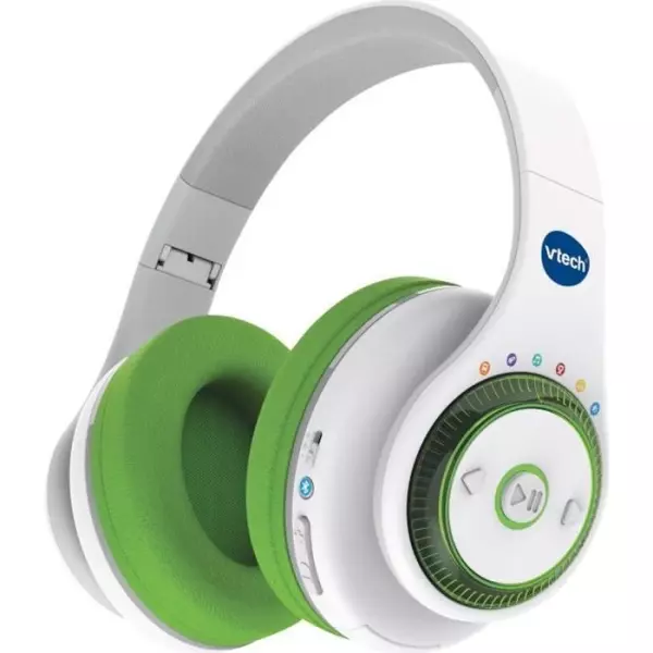 Casque audio interactif pour enfants - VTECH - Kidi Audio Max - Réglage du volume sonore - Livret imagé inclus