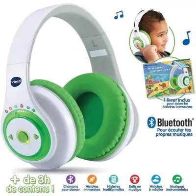 Casque audio interactif pour enfants - VTECH - Kidi Audio Max - Régla