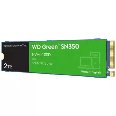 WESTERN DIGITAL - Green SN350 - Disque SSD Interne - 2 To - M.2 - WDS2