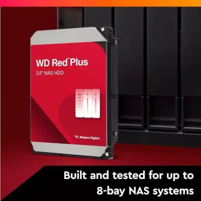 Disque dur Interne - WESTERN DIGITAL - Red Plus - 2To - 3.5 - Dédié