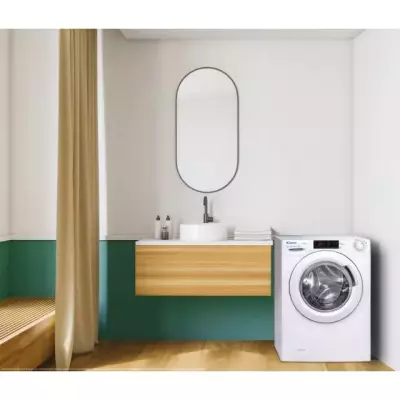 Candy CSWS4128TWME-47 machine à laver avec sèche linge Pose libre Charge avant Blanc E