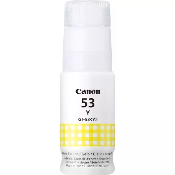 Canon Bouteille d'encre jaune GI-53Y