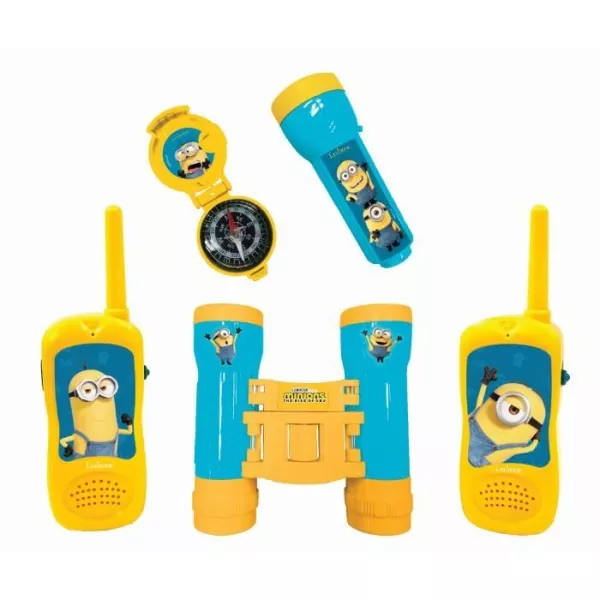 Lexibook - Kit d'aventurier les Minions - Moi Moche et Méchants - Moi Moche et Méchants - Avec Talkie-Walkies portée 120m