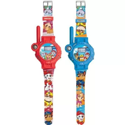 Lexibook - Montre 2 en 1 Talkie Walkie - Pat' Patrouille - 200m de por