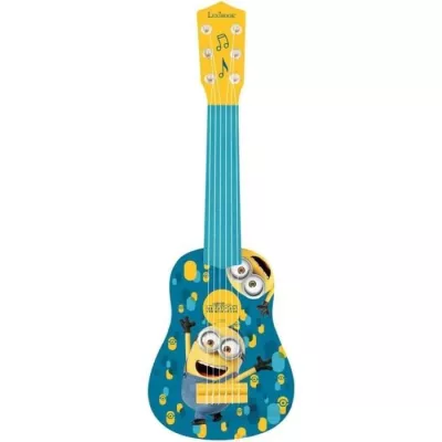 Lexibook - Ma premiere guitare Les Minions - Hauteur 53 cm - Guide d'a