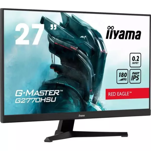 Ecran PC - IIYAMA - G2770HSU-B6 - 27 IPS FHD 1920 x 1080 - 0,2ms - 180Hz - HDMI DP - Noir