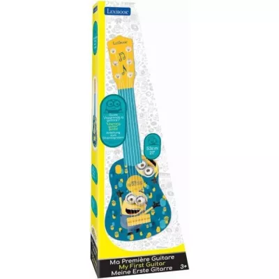 Lexibook - Ma premiere guitare Les Minions - Hauteur 53 cm - Guide d'a