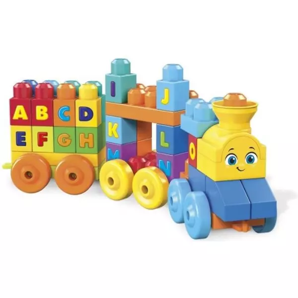 Mega Bloks - Le Train de l'Alphabet - Jouet de construction - 12 mois et + FWK22