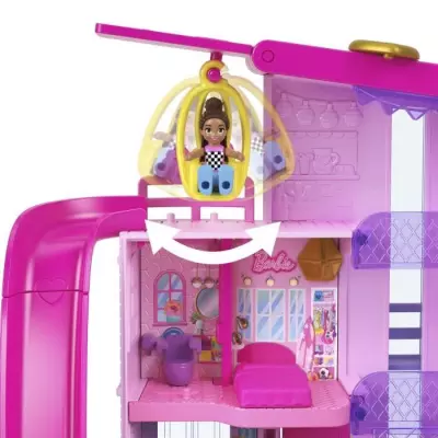 Polly Pocket-Maison de Reve Barbie-Coffret avec 3 mini-figurines HWP1