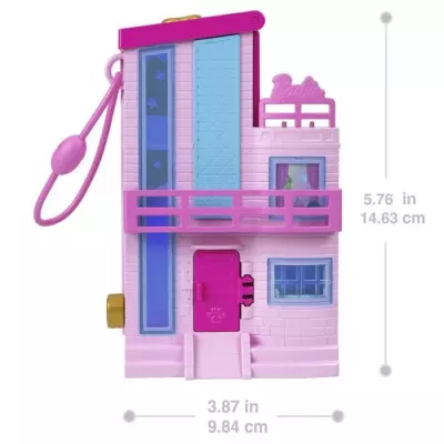 Polly Pocket-Maison de Reve Barbie-Coffret avec 3 mini-figurines HWP1