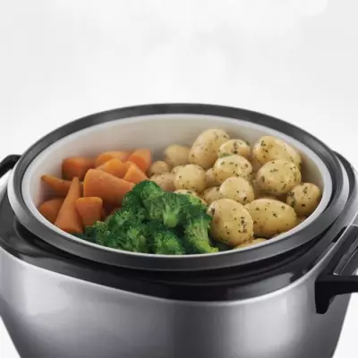 Cuiseur a riz familial - RUSSELL HOBBS - 23570-56 - 700 W - 5 L - Anti