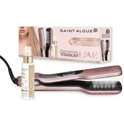 SAINT ALGUE Coffret Lisseur vapeur Demeliss TITANIUM Love Edition Coul