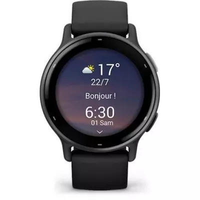 Montre connectée - GARMIN - Vivoactive 5 - Bracelet silicone noir