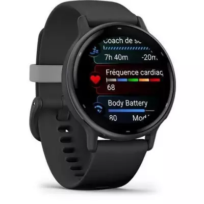 Montre connectée - GARMIN - Vivoactive 5 - Bracelet silicone noir