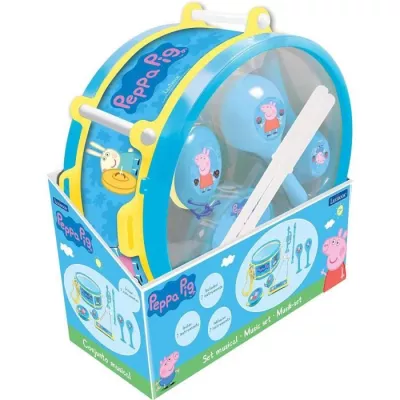 Lexibook - Set Musical Peppa Pig - 7 instruments - Rangement dans le t