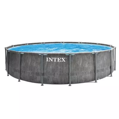 Kit Piscine hors sol tubulaire INTEX - Pris Frame - 457 x 122 cm - Ron