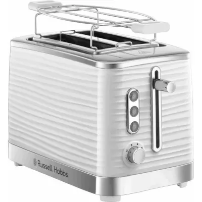 Grille-Pain - RUSSELL HOBBS - Inspire Blanc - 1050 W - Fentes extra la