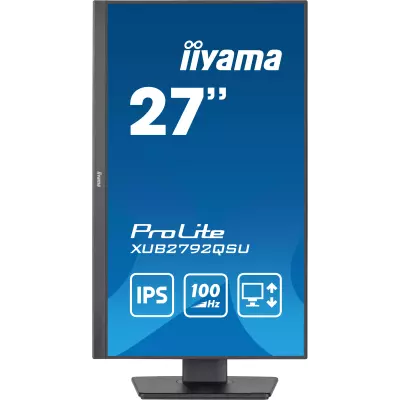 iiyama ProLite XUB2792QSU-B6 écran plat de PC 68,6 cm (27") 2560 x 1440 pixels Full HD LED Noir