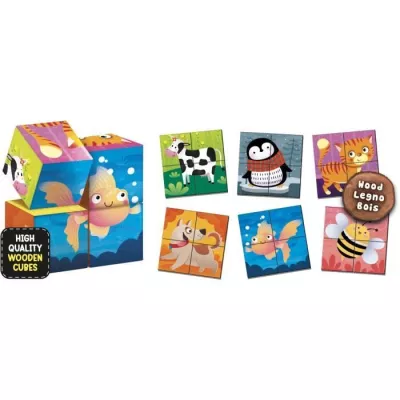 Animal and Logic Wooden Game - NAICSI - Dexterity and Observance