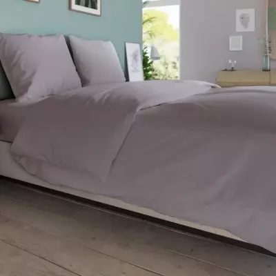 DODO - Housse de couette - 260x240 cm - Coton - Antibactérien - Taupe