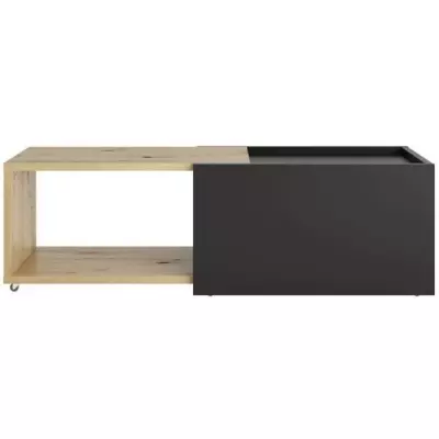 Table basse coulissante - L74,5 x H38,5 x P49,5 cm - Fabriqué en Alle