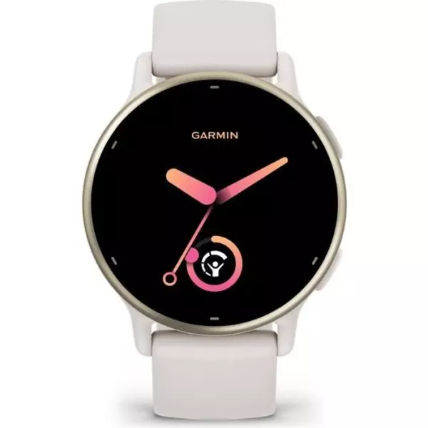 Montre GPS connectée - GARMIN - Vivoactive 5 - WiFi - 30,4 mm (1,2) - Creme Doré avec bracelet Beige