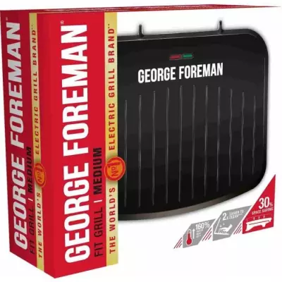 Grill - GEORGE FOREMAN - Fit Grill Medium - 25810-56 - 1630 W - Anti-a