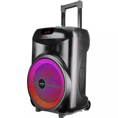 Enceinte trolley - INOVALLEY - KA122 - 700W - Bluetooth - Lumineuse