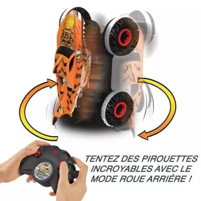 Hot Wheels-Monster Trucks-L'Inarretable Tiger Shark-Véhicule RC HGV8