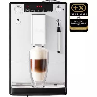 Machine a Café broyeur a Grain MELITTA Solo & Milk - Argent