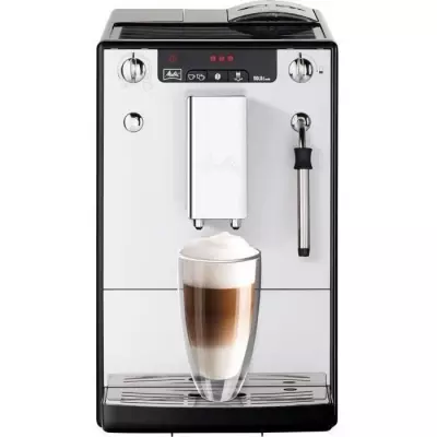 Machine a Café broyeur a Grain MELITTA Solo & Milk - Argent