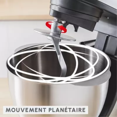 MOULINEX Bake Essential Robot pâtissier, Bol 4.8 L, Kit de pâtisseri