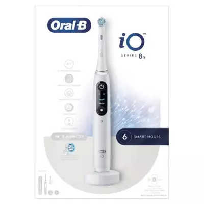 Brosse a dents électrique - Oral-B - iO 8N - Gencives sensibles - 2 b