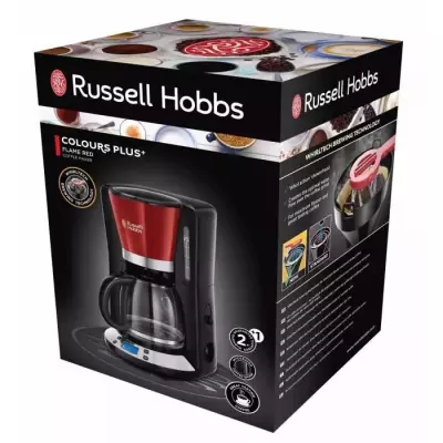 Cafetiere Filtre - RUSSELL HOBBS - Colours Plus 24033-56 - Inox - Prog