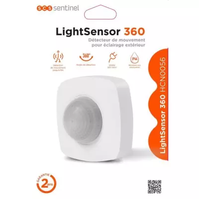 Détecteur de mouvement extérieur SCS SENTINEL - LightSensor 360 - An