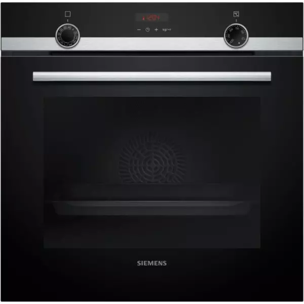 Four pyrolyse - SIEMENS IQ300 - HB574ABR3F - Noir - 7 modes de cuisson - 59,5 x 59,4 x 54,8 cm