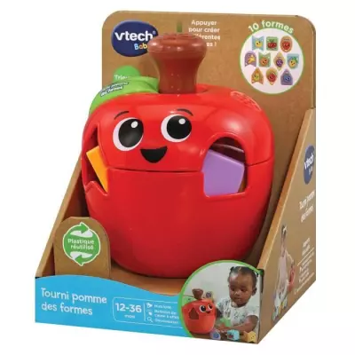 Jouet éducatif pour bébé - VTECH BABY - Tourni Pomme des Formes - M