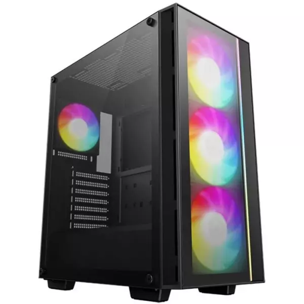 Boîtier PC - DEEPCOOL - MATREXX 55 V4 C - Moyen tour - ATX - Verre trempé - ARGB - Noir