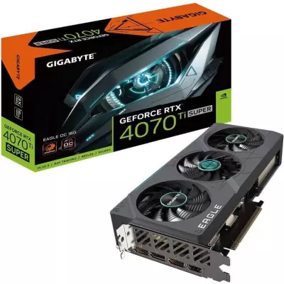 Carte Graphique GIGABYTE GeForce RTX 4070 Ti SUPER EAGLE OC 16G - GDDR