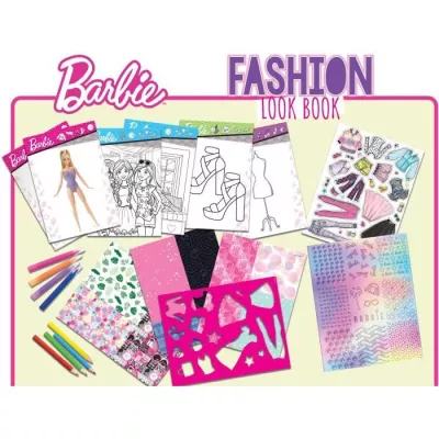 Fashion collection creation booklet - Barbie sketch book fashion look