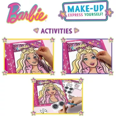 Book to learn how to apply makeup and makeup - Barbie sketch book make