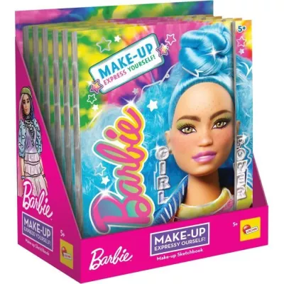 Book to learn how to apply makeup and makeup - Barbie sketch book make