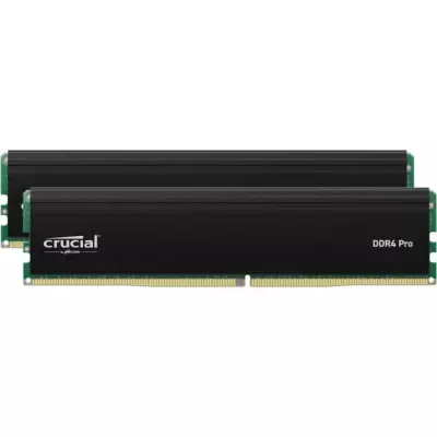 Mémoire RAM - CRUCIAL - PRO DDR4 - 32Go (2x16Go) - DDR4-3200 - UDIMM