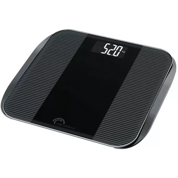 LITTLE BALANCE Slim Wave LCD Personal Scale - 180 kg / 100 g - Glossy black