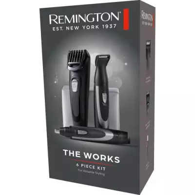 Kit pour la barbe - REMINGTON - The Works - Tondeuse auto-affûtée -