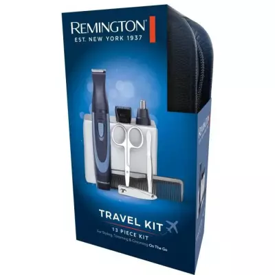 Kit de voyage - REMINGTON - NE3890 - 13 pieces - Lames inox - Accessoi