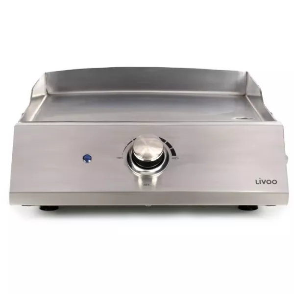 Gas plancha - LIVOO - DOC292 - 1 burner - Stainless steel