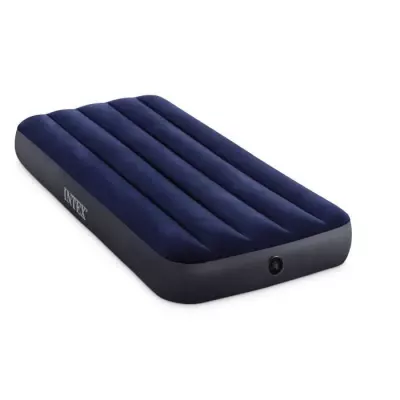 INTEX Matelas Gonflable Classic Downy Fiber Tech 1 Place - 191 x 76 x